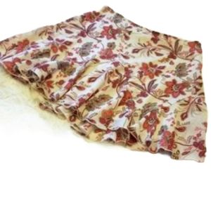 By Choice floral flounce mini skirt